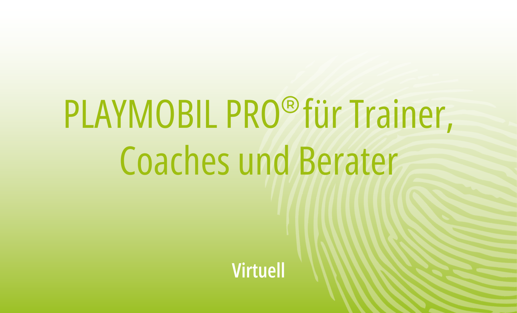 PLAYMOBIL PRO® für Trainer, Coaches und Berater