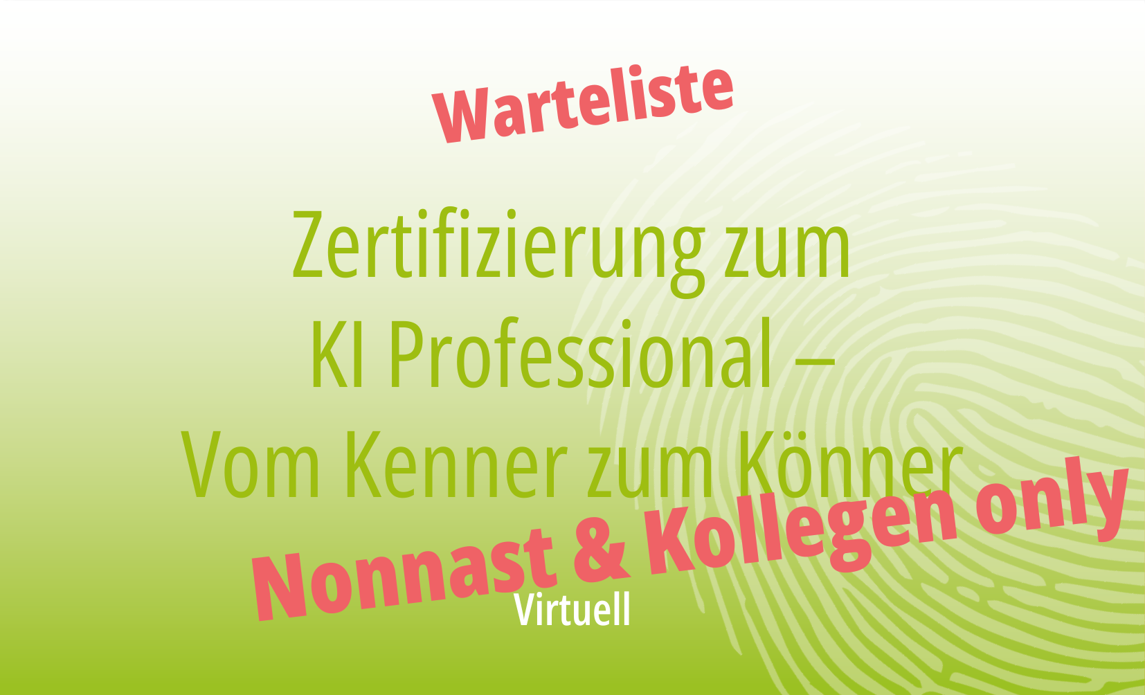 Zertifizierung zum KI Professional – vom Kenner zum Könner
